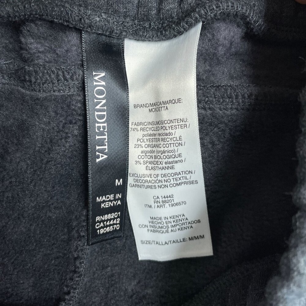 Mondetta Women's M Black Relaxed Fit Sweatpants N0475 - Picture 3 of 7